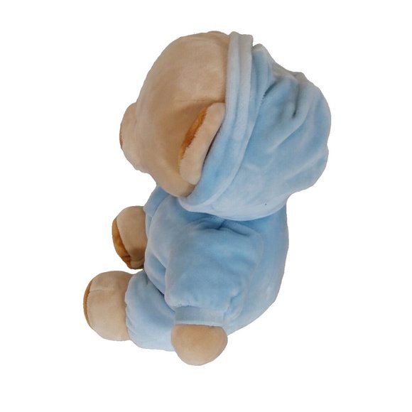 TY PLUFFIES Teddy Bear 10" Plush Stuffed Animal 2021 Handmade in China - Picture 3 of 10